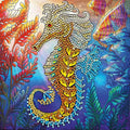 Seahorse Crystal Art Card Kit Craft Buddy